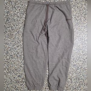 Savage X Fenty Brown Heather Fleece Jogger Sweatpants Lounge Athleisure